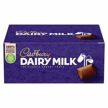 Cadbury Dairy Milk Classic Milk Chocolate Bar, 35g Pack of 12