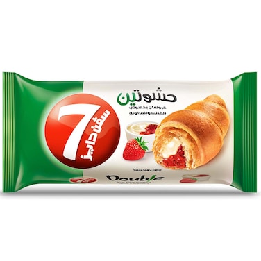 7 Days Duet Filling Vanilla And Strawberry Croissant, 55g
