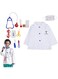Arabest Doctor Kit for Kids, 10 Pcs Pretend Play Medical Toys Set, Roleplay Doctor Costume, Kit Toys for Kids, Toddlers