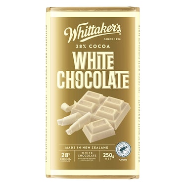 Whittaker's White Chocolate Block, 250g