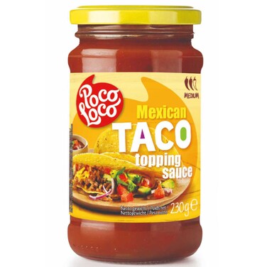 بوكو لوكو صلصة التاكو المكسيكية متوسطة الحجم  230 غرام