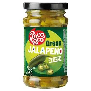 Poco Loco Green Jalapeno Slices, 225g