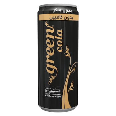 Green Cola Caffeine Free Carbonated Drink, 330ml