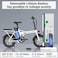 WINDHORSE W2A Folding Electric bike with 350W High Speed Motor, 36V 8AH Battery, 35 KM/H Speed, 30 KM Range, Dual Disk Brakes, Carbon Alloy Frame and 16 Inches Tires
