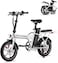 WINDHORSE W2A Folding Electric bike with 350W High Speed Motor, 36V 8AH Battery, 35 KM/H Speed, 30 KM Range, Dual Disk Brakes, Carbon Alloy Frame and 16 Inches Tires