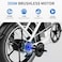WINDHORSE Folding Electric Bike with 350W High Speed Motor, 36V 8AH Battery, 40 KM/H Speed, 35 KM Range, Dual Disk Brakes, Carbon Alloy Frame and 16 Inches Tires, Front Suspension Fork