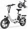 WINDHORSE Folding Electric Bike with 350W High Speed Motor, 36V 8AH Battery, 40 KM/H Speed, 35 KM Range, Dual Disk Brakes, Carbon Alloy Frame and 16 Inches Tires, Front Suspension Fork