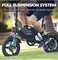 Windhorse Electric Bike for Adults 500W Brushless Hub Motor, 35 KMH Max Speed, 25-35 KM Range with 36V 8AH Battery, 14 Inches Tires with Dual Suspension and Disc Brakes