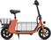 WIND HORSE C2 Adult Foldable Electric Scooter, 450W Brushless Hub Motor, 36V 8AH Battery, 25-35 KM/h Speed, Carbon Alloy Frame, Disk Brakes, 12.5&rdquo; Tires, Rear Basket, Unisex E-Scooter with Seat