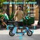 WIND HORSE C2 Adult Foldable Electric Scooter, 450W Brushless Hub Motor, 36V 8AH Battery, 25-35 KM/h Speed, Carbon Alloy Frame, Disk Brakes, 12.5&rdquo; Tires, Rear Basket, Unisex E-Scooter with Seat