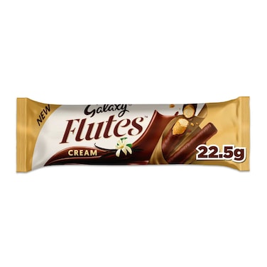 Galaxy Flutes Cream Chocolate, 2 Fingers, 22.5g