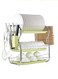3 Tiers Dish Drying Rack and Drainboard Set for Kitchen Counter, Stainless Steel Dish Racks with Utensil Holder, Cutting Board Holder.