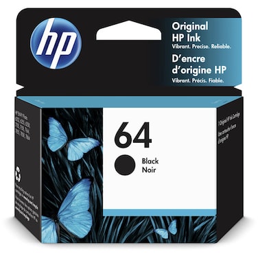 HP 64 Standard Capacity Ink Cartridge &ndash; Black (International Version)