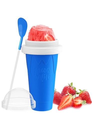 REMAX Slushy Maker Cup, Frozen Magic Squeeze Cup Cooling Maker Cup Quick Frozen Smoothies Cup Ice Cream Maker Cup for Children
