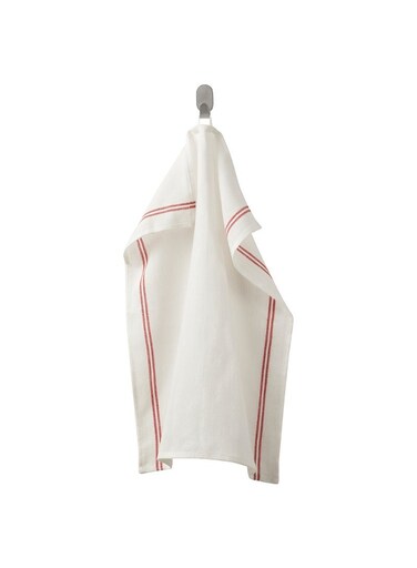 Towel, Red, Yarn-Dyed Cotton, 45x60 cm