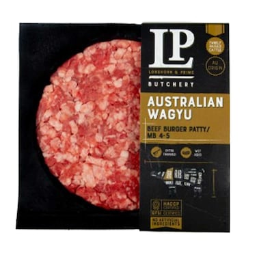 قطع برغر لحم واغيو أسترالي تصنيف الدهون 4-5