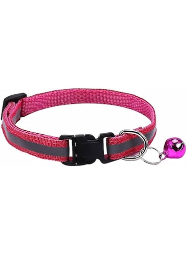 Kailecd Personalized Reflective-Breakaway Cat Collars with Bell, Safety Breakaway Cat Collar，Adjustable for Girl Cats Male Cats,Pet Supplies/ 4 Pcs