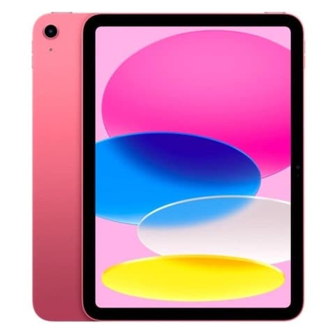 Apple iPad 10th Generation Tablet, 64GB, Pink, 10.9-Inch, 12 MP Camera, Multi‑Touch Window Display, Wi-Fi (UAE Version)