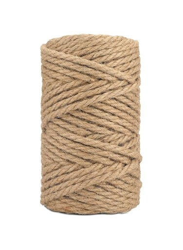 SUPTMAX Natural Hemp Rrope -for Cat Scratchpad repair and Replacement Cat scratchpad, DIY Cat Scratcher Sisal Rope, gardening, Hemp Rope for Cat Tree and Tower（164ft x 6mm ）