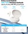 SOUNDPEATS C30 Adaptive Hybrid Active Noise Cancelling Wireless Earbuds, BT 6.0 Headphones with LDAC Hi-Res Audio, 6-Mic Windproof ENC Bluetooth Earphones for Clear Call, 52H, IP54, APP Control