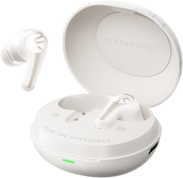 SOUNDPEATS C30 Adaptive Hybrid Active Noise Cancelling Wireless Earbuds, BT 6.0 Headphones with LDAC Hi-Res Audio, 6-Mic Windproof ENC Bluetooth Earphones for Clear Call, 52H, IP54, APP Control