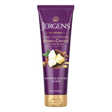 Jergens Shea + Cocoa Butter Body Lotion for Dry Skin, Deep Conditioning Moisturizer, with Vitamins E &amp; B3, 8.5 oz
