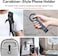 ULANZI MA30 Magnetic Phone Tripod Stand for iPhone - Aluminium Maglock Smartphone Mini Tripod Pocket Cell Phone Stand Strong Magnet Quick Mount Compatible with iPhone 16 15 14 13 12 Series (Black)