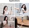 ULANZI MA30 Magnetic Phone Tripod Stand for iPhone - Aluminium Maglock Smartphone Mini Tripod Pocket Cell Phone Stand Strong Magnet Quick Mount Compatible with iPhone 16 15 14 13 12 Series (Black)
