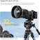 ULANZI Ombra Video Ⅱ Camera Tripod with Fluid Head 61.5 Travel Tripod with 360&deg; Rotated Arca Quick Release Plate Portable Stand for Phone Camera Vlogging Video Shooting with Carry Bag Phone Clamp