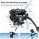ULANZI Ombra Video Ⅱ Camera Tripod with Fluid Head 61.5 Travel Tripod with 360&deg; Rotated Arca Quick Release Plate Portable Stand for Phone Camera Vlogging Video Shooting with Carry Bag Phone Clamp