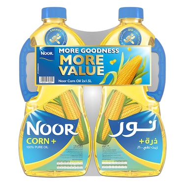Noor, Corn Oil, 1.5L Pack of 2