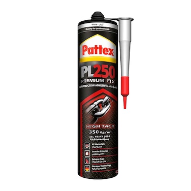 Pattex PL250 Premium-Fix Construction Adhesive White 440g