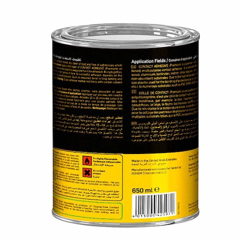 Pattex Premium Contact Adhesive Clear 650ml