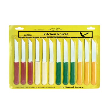 Fixwell Stainless Steel Kitchen Knives Set, 12-Piece