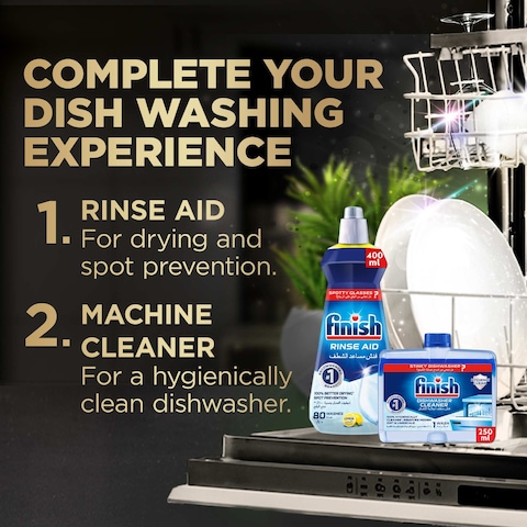 Finish Powerball Ultimate All in One Dishwasher Detergent, Lemon Sparkle Scent, 48 Tablets