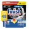 Finish Ultimate Dishwasher Tablets, Lemon Sparkle Scent, 2x More Cleaning Power, 48 Tabs