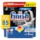 Finish Ultimate Dishwasher Tablets, Lemon Sparkle Scent, 2x More Cleaning Power, 85 Tabs