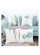 Pillowcase Set of 4 Decorative Throw Pillow Covers 18x18 Inch for Couch Flowers Square Summer Accent Pillows Cover Case for Cushions Sofa Bed Cushion and Living Room Outdoor Decoration