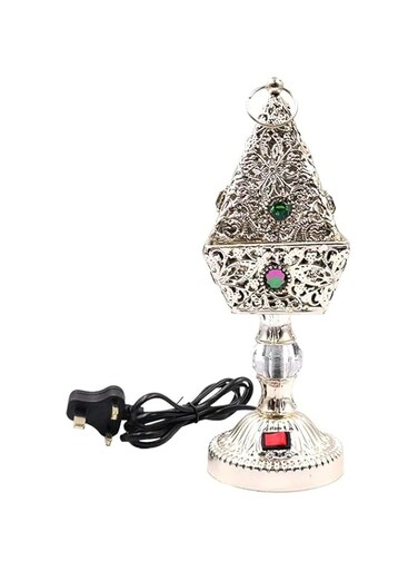 Bakhoor BoSidin &ndash; Beautiful Electric Oud Incense Burner Silver- WF-020