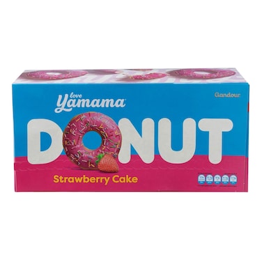 غندور يمامة كعك دونات بالفراولة 37 غرام حزمة من 12