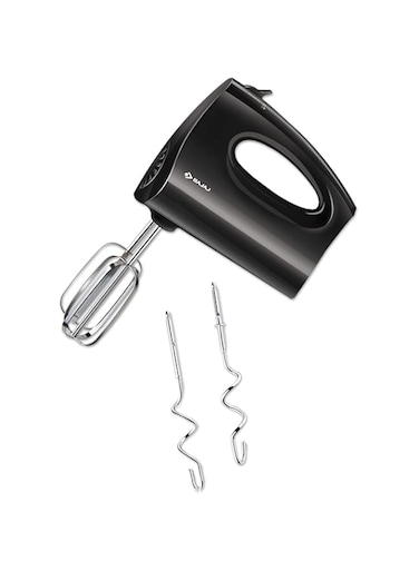 Bajaj HM-01 250W Hand Blender   250 Watts Powerful DC Motor   3-Speed Control   Hand Mixer with Stainless Steel Accessories &amp; Attachments   2-Yr Warranty   Black
