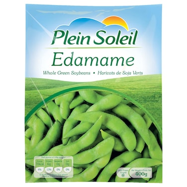 Plein Soleil Edamame Whole Green Soybeans 400g