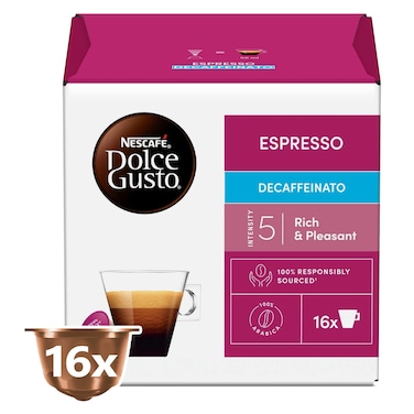 Nescafe Dolce Gusto Extra Crema Espresso Intensity, 5 Coffee, 16 Capsules