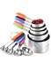 U-Taste 10 Piece Measuring Cups and Spoons Set in 18/8 Stainless Steel