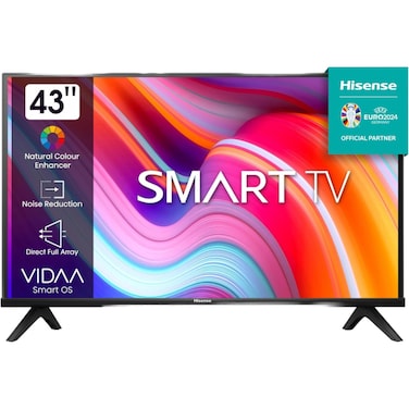 Hisense Class A4 Series 43-Inch FHD Smart LED TV 43A4H Black 2022