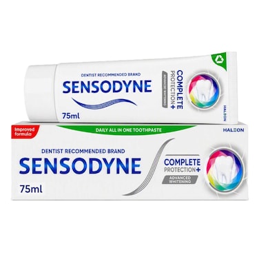 Sensodyne Advanced Whitening Complete Protection+ Toothpaste, 75ml
