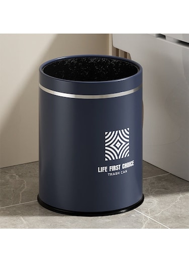 Trash Can, Household Kitchen Trash Can, Large-Capacity Plastic Garbage Can. Double Inner And Outer Bins, Trash Cans For Living Room, Kitchen, Bathroom And Bedroom Ash-Bin