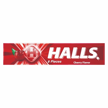 Halls Cherry Flavoured Menthol Candy, 22.4g