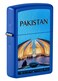 Zippo CI412702 229 Pakistan Design Royal Blue Matte Windproof Lighter
