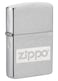 Zippo 49358 200 Zippo Design Brushed Chrome Windproof Lighter &amp; Flask Set